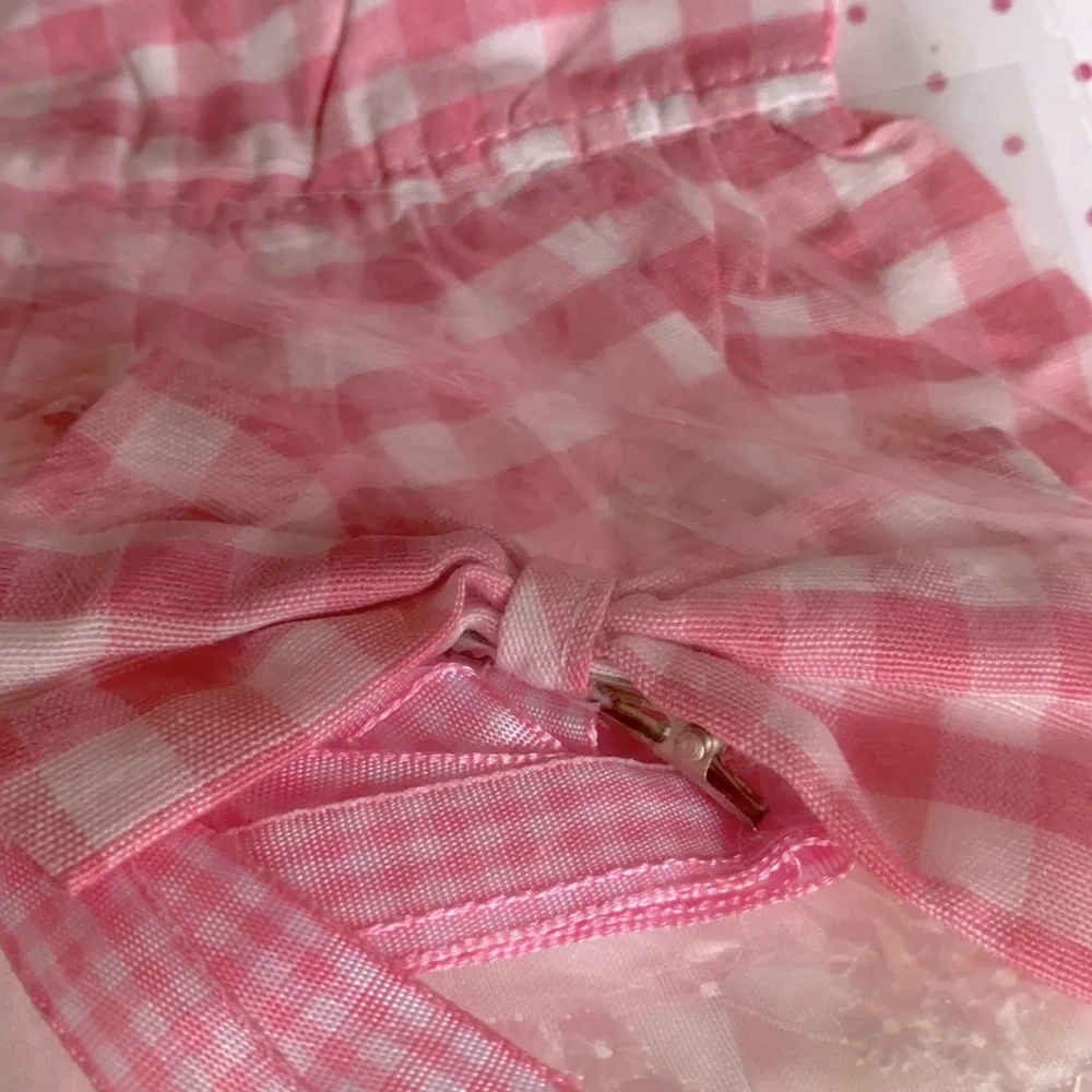 Gingham Pet Dress Set